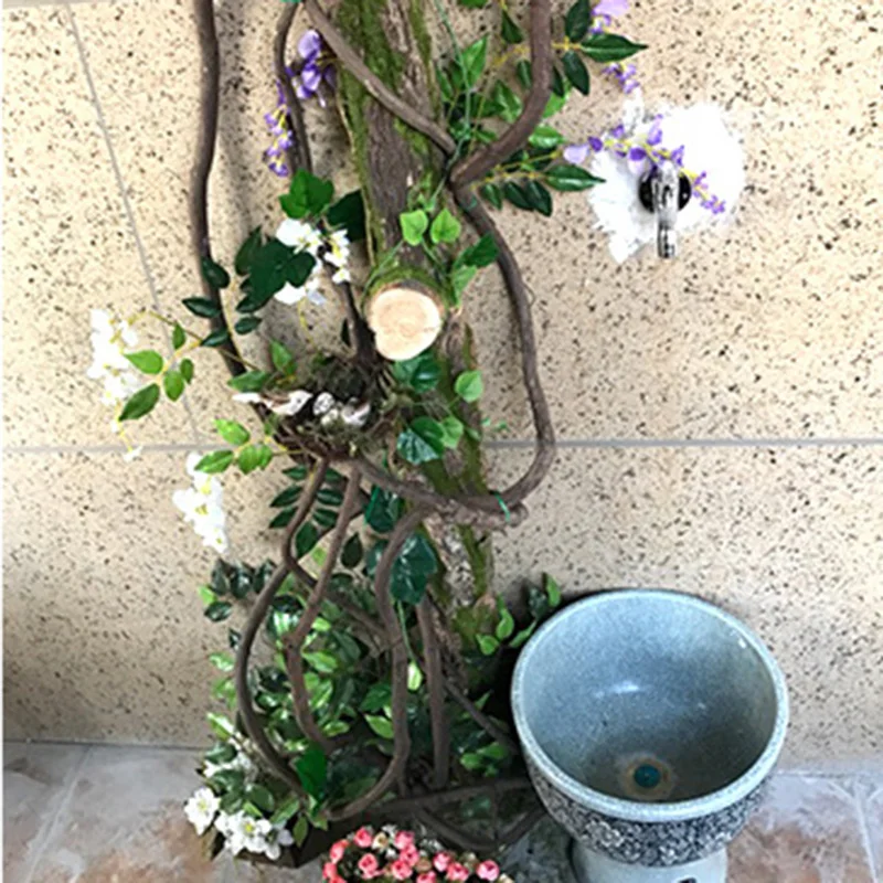 

1pcs Artificial Natural Bark Fake Bark Moss Landscape Garden Decoration 30*30CM