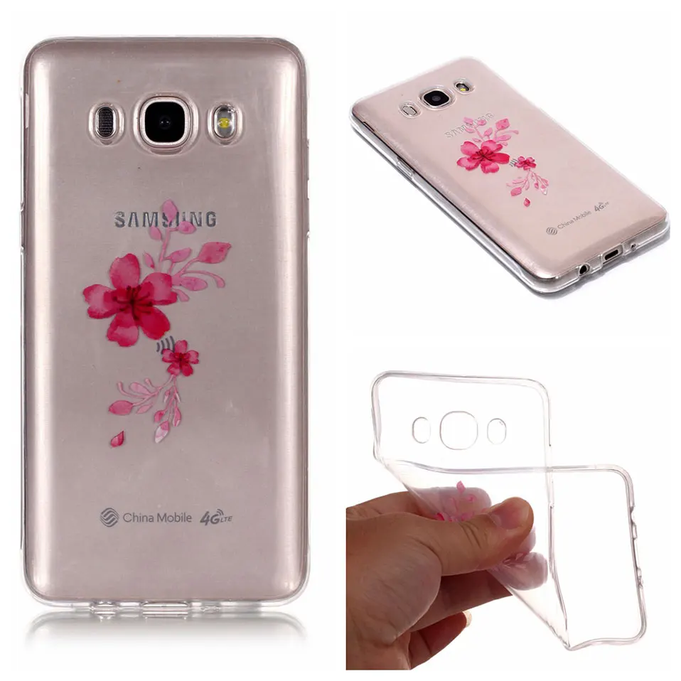 Soft TPU Cover For Samsung J4 J6 2018 EU Transparent Phone case J5 J7 2016 J3 2017 Funda couqe |