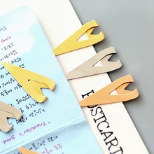 Простые геометрические Полые Металлические Закладки закладки для чтения канцелярские принадлежности для студентов 10 штук