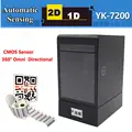 Free shipping!YK-7200 360 degree Barcode Scanner 2D Ticket QR Bar Code USB Reader Desk Auto Sense