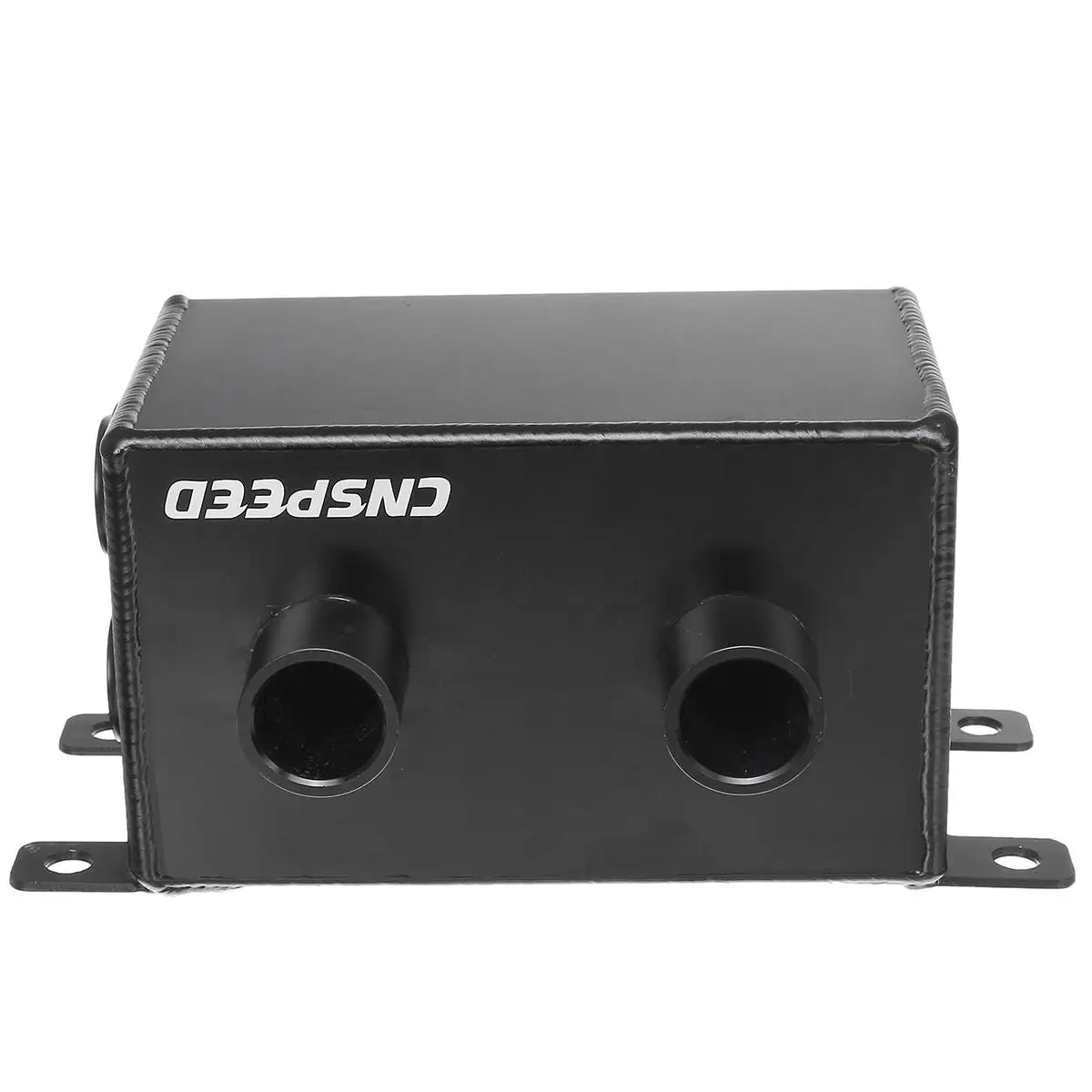 

1200ML Aluminum Oil Catch Can Reservoir Tank Universal Fuel Tank Oil Catch Tank With Breather Filter Baffled Drain Tap Adapter