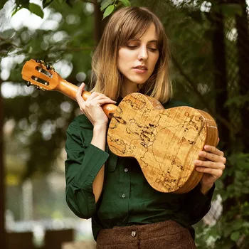 

Hight Quality Solid Classic Ukulele Small Guitar 26 Inch Picea Asperata Guitar Music Instrument
