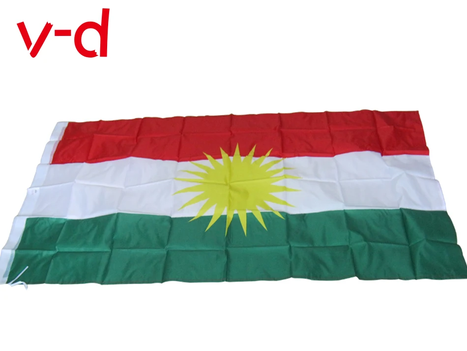 Ucretsiz Kargo Xvggdg En Kurt Bayragi Kurt Bayragi 100 Polyester Kurdistan Bayragi 150 90 Cm Ayni Cekim Kurdish Flag Flags Free Shippingkurdistan Flag Aliexpress