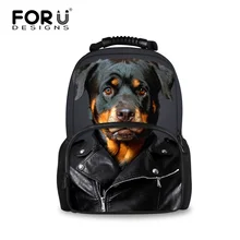 Forudesigns große kapazität 3d tier hund printing schultaschen für kinder jungen schulranzen kinder schultasche mochila männer reisetasche