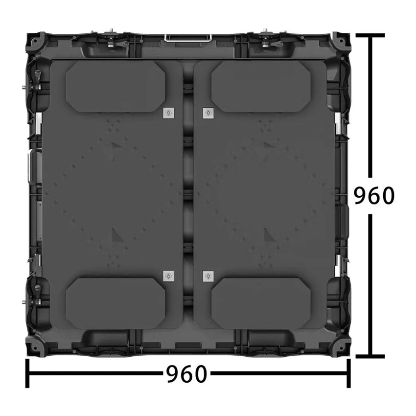 SMD2727 960x960, hd, хорошие продажи, для использования на открытом воздухе, p5 наружный светодиодный экран алюминиевый корпус видео стены искусства