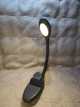 

TWISTER.CK Silicone Hose Dimming USB Charging LED Lamp with Clip for Reading