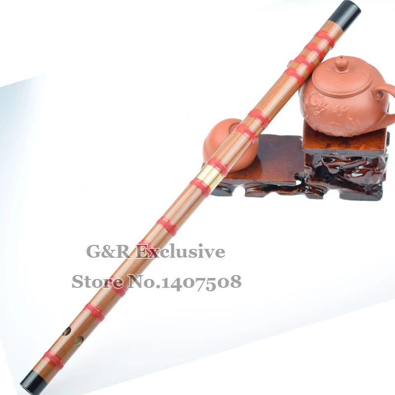 Китайская бамбуковая флейта Профессиональный музыкальный инструмент Flauta этнический поперечный Dizi китайский узел, мембрана, клей в