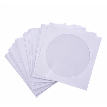 

50 x 5 inch CD DVD pockets flap cover envelopes