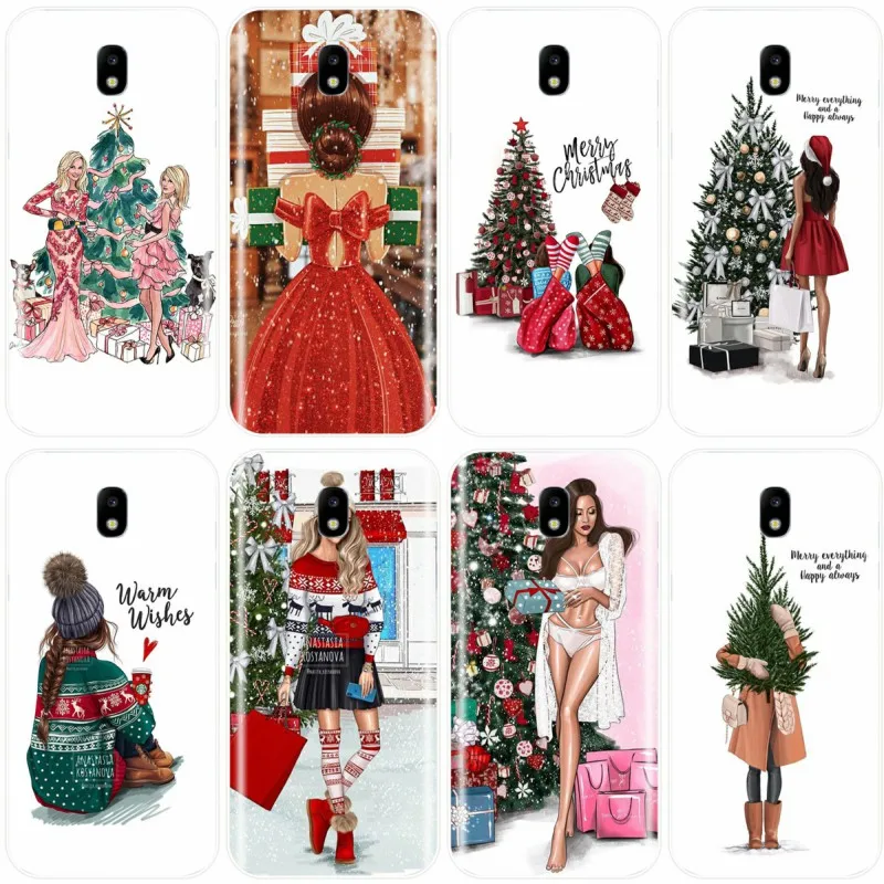 

Vogue Christmas girl Phone Case For Samsung Galaxy J5 J7 2016 J7PLUS J3 J5 J7 2017 J3 J4 J6 J7 J8 2018 J3PRO Cover