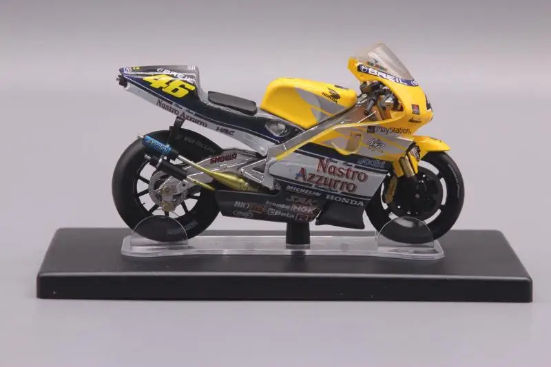 Leo 1:18 Honda NSR 500 2000 модель мотоцикла из сплава литая под давлением металлическая игрушка подарок на день рождения для детей мальчика