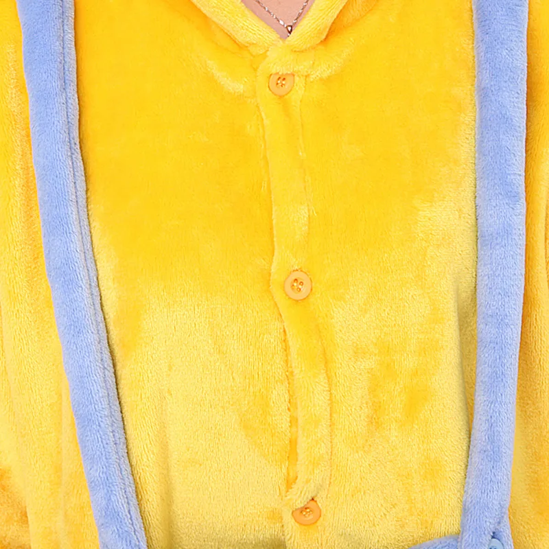 Миньоны кигуруми Свободный комбинезон для косплея Костюм Пижама с миньонами для взрослых Рождественская пижама костюм одеяло Kigurumi Sleepers Hips Zipper