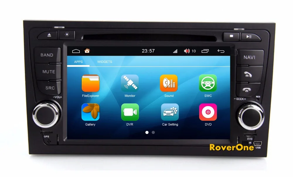 Clearance RoverOne Android 8.0 Car Multimedia System For Audi A4 S4 RS4 Radio Stereo DVD GPS Navigation Media Music Player PhoneLink 6