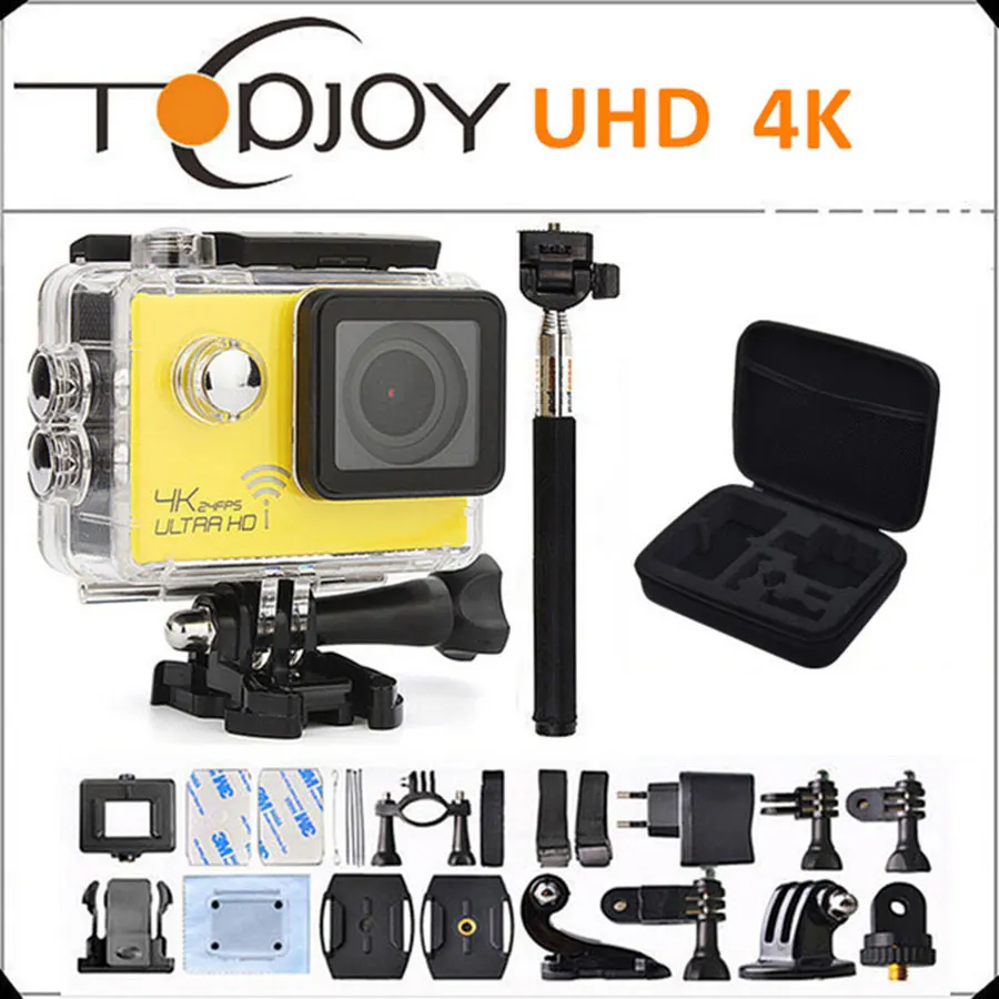 Ультра 4 К WI-FI действие Камера Новатэк 96660 3840*2160 P 24FPS 16 м Full HD 1080 Водонепроницаемый 30