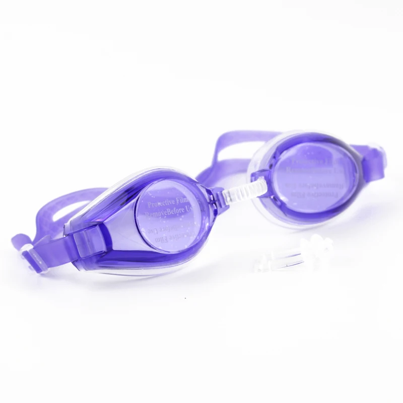 Детские мягкие силиконовые водонепроницаемые очки для плавания в бассейне, противотуманные очки для подводного плавания, очки для воды с затычками для ушей