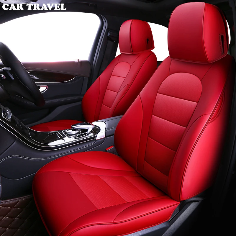 CAR TRAVEL Custom leather car seat cover for mitsubishi pajero 4 2 sport outlander xl asx