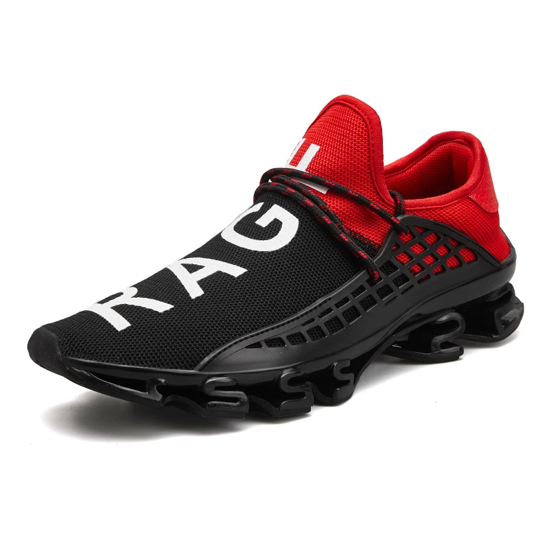 

New Mesh Fashion Shoes Men Casual Breathable Sneakers Men Blade Running Shoes Outdoor Walking Flats Male Trainers High Quality