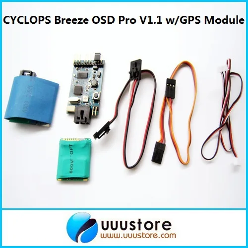

CYCLOPS Breeze OSD Pro V1.1 w/GPS Module for FPV Aerial Photography