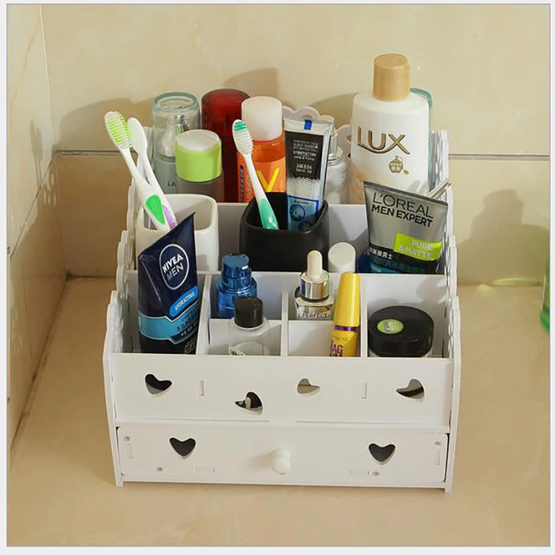 لكمبيوتر مكتبي عالي الجودة رف مستحضرات التجميل الحمام صندوق تخزين درج مكتب بسيط مجوهرات مربع للماء تخزين