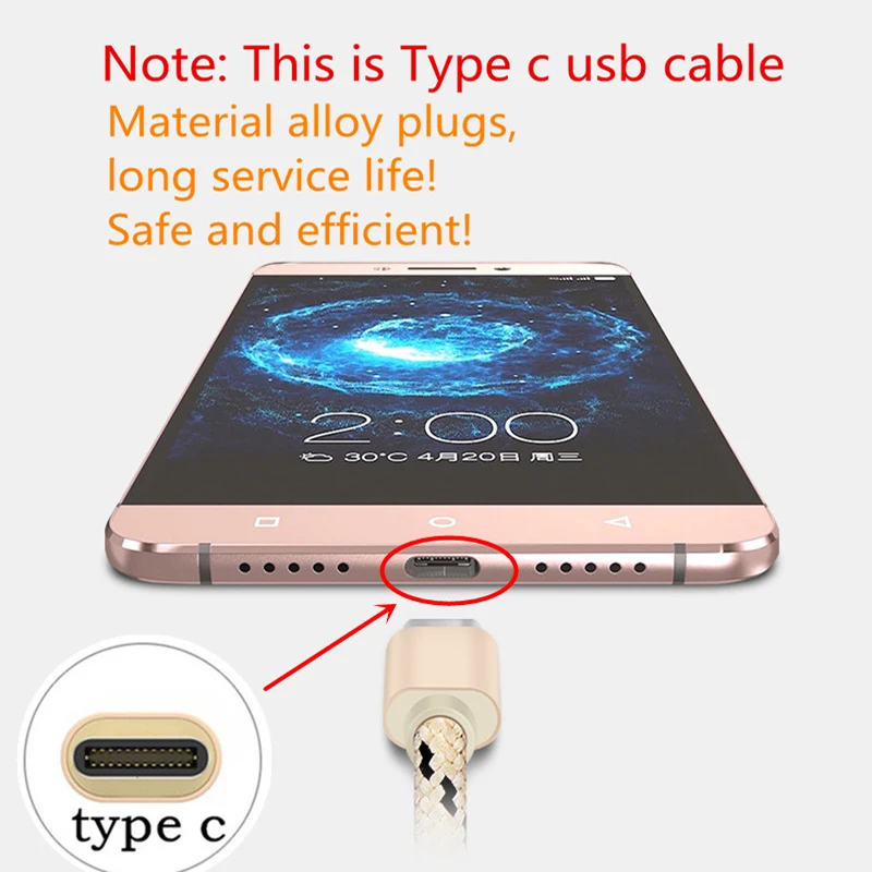 Usb type C кабель для быстрой зарядки type-c 3,1 кабель для передачи данных зарядное устройство для телефона samsung S8 S9 Plus Note 8 Xiaomi Mi 6 huawei адаптер