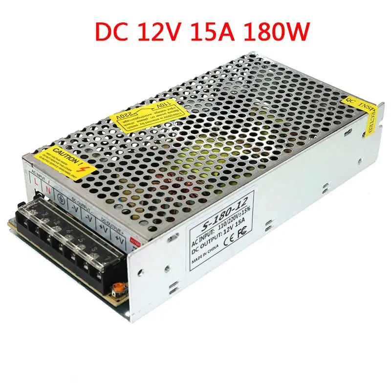 Источник питания AC 110 V-220 V к DC 5V 12V 24V 1A 2A 3A 5A 10A 15A 20A 30A 50A светильник трансформатор для светодиодных лент светильник