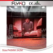 Дизайн ткань для проекции светодиодного Видео светодиодная занавеска led видео занавеска