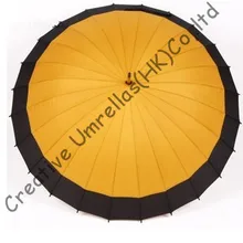 Разные цвета выбор, 24 ребра деревянные зонтики, 14 мм деревянная ручка и рифленые металлические Длинные ребра, бизнес зонтик, ручной открытый