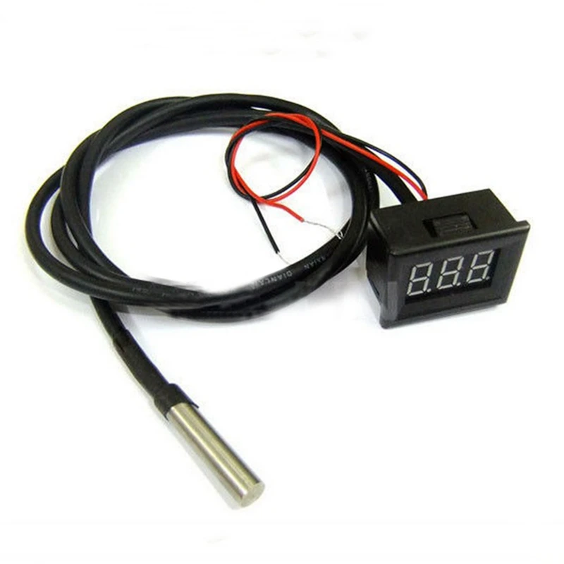 Купить мини цифровой термометр зеленый светодиод водонепроницаемый ...