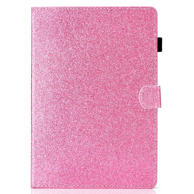 Чехол с блестками для samsung Galaxy Tab A 7,0 8,0 10,1 10,5 A6 чехол s для samsung Tab E 9,6 S4 10,5 смарт-чехол с подставкой - Цвет: Pink