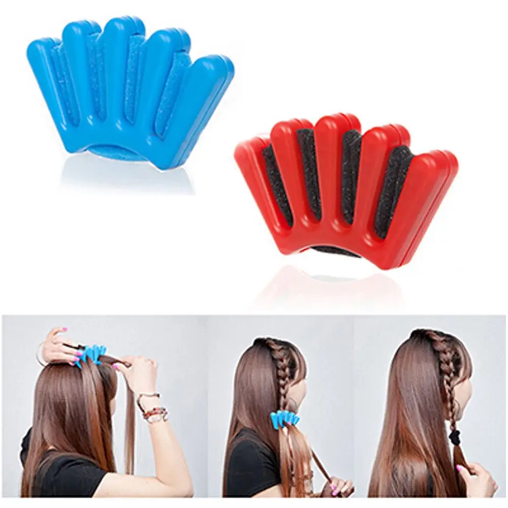 

1pcs Hair Braider Braid Style Sponge Plait hair Twist Styling Braiding Tool Sponge Hair Braider Twist Styling Braid Tool Holdr C