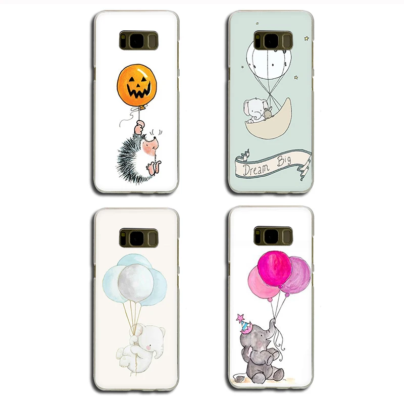 Любовное сердечка шар жесткий чехол для телефона Samsung Galaxy S6 S7 край S8 S9 S10 плюс S10e Note