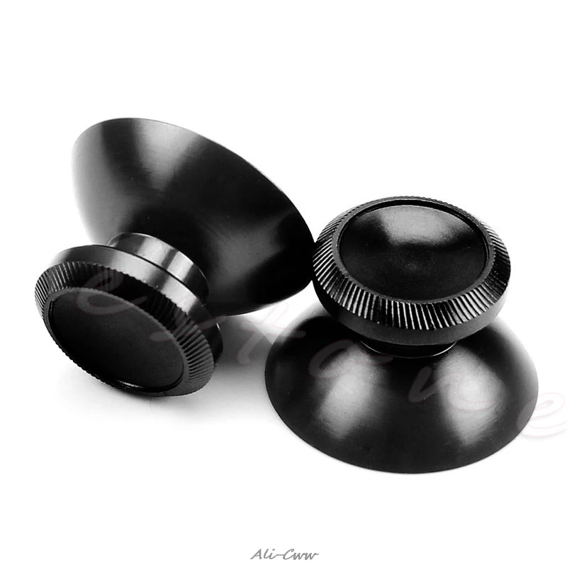 

Hot Aluminum Alloy Metal Analog Thumbstick Black For Microsoft XBoxOne PS4 -R179 ping