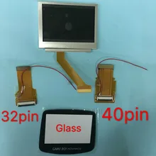 Для nintendo GameBoy Advance ЖК-экран для GBA SP AGS 101 Highlit экран ЖК ярче с подсветкой 40pin/32pin кабель и стекло