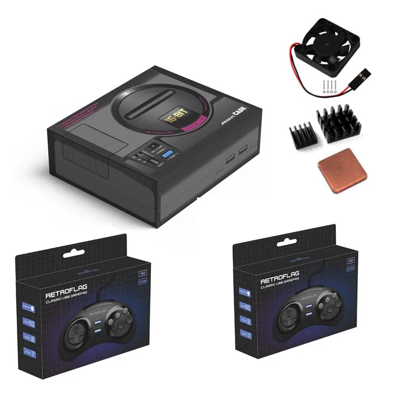 Чехол Retroflag MEGAPi/игровой контроллер функциональная кнопка для Raspberry Pi 3 B Plus (3B