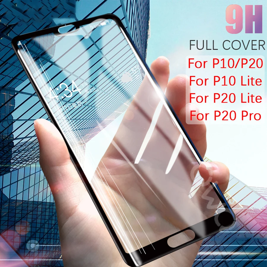Защитное стекло для huawei p20 lite pro защитный экран чехол huavei huwei p10 p 10 20 nova 3e закаленное