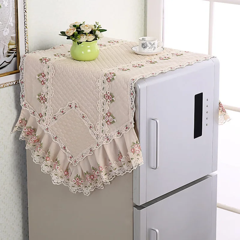 Стеганый утолщенный холодильник полотенце один двери, крышка для защиты от пыли двойной двери, крышка для защиты от пыли - Цвет: Single door