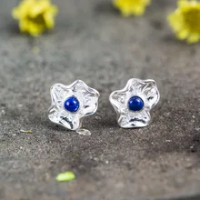 925 sterling silver jewelry Earrings Sukhothai new Lotus Design Earrings