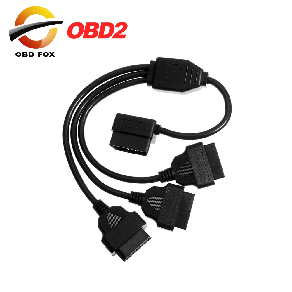 Лидер продаж 2017 адаптер преобразователя 50 см сплиттер OBD2 Y образный кабель J1962M в 3