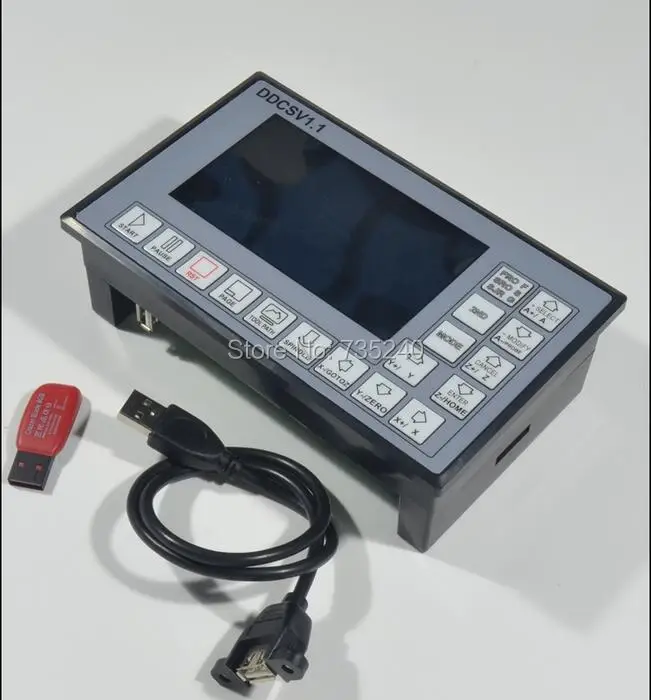 

DDCSV1.1 CNC system U disk read G code engraving machine controller movement 4 axis system