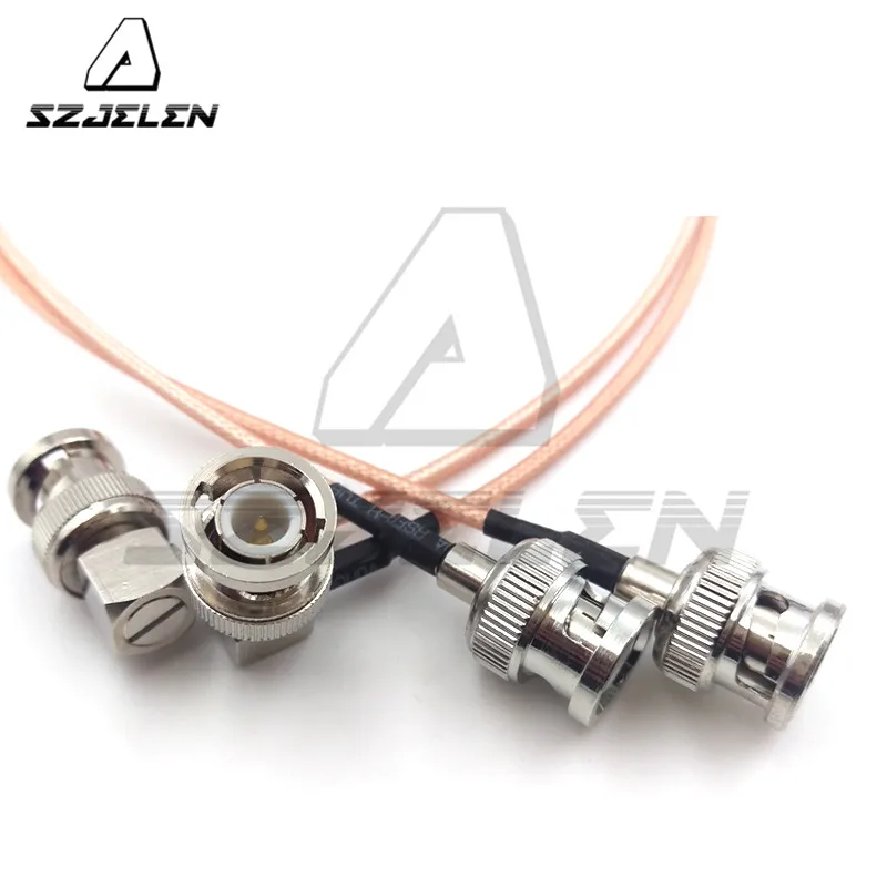 Spina Bnc A Gomito Per Spine Bnc, Codino Da 50 Ohm Hd-Sdi. Cavo Coassiale Rf Per Fotocamera Per Videocamera Blackmagic Bmcc