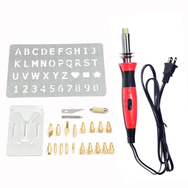 

110V 0-15-30W US PLUG Pyrography wood Burning Craft Woodburning Pen Adjustable Temperature Pyrography Tool