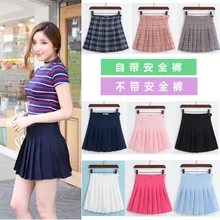 XS-2XL Harajuku Летняя женская плиссированная юбка