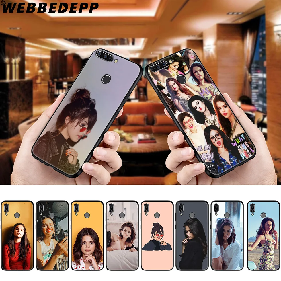 WEBBEDEPP Selena Gomez Soft Case for Huawei P8 P9 P10 P20 P30 Lite Pro P Smart Z Plus 2019 Y6 Prime 2018 2017 Mini |