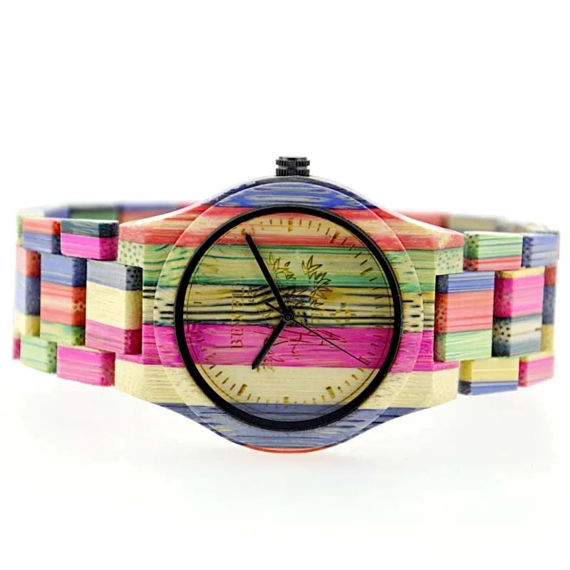 BEWELL WOODEN WATCH