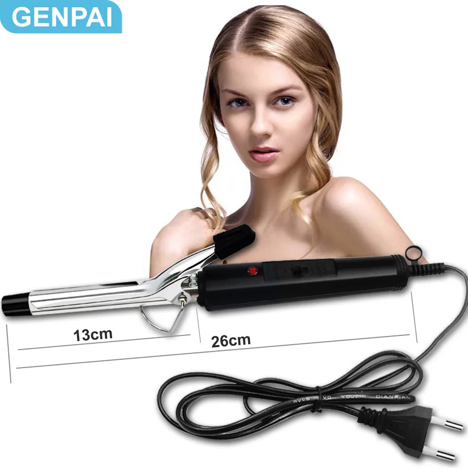 GENPAI Portable Electric Hair Curling Iron Hair Rollers Hair Curler Hair Care Styling Tools Curly Hair EU Plug 110-240V-details (1)