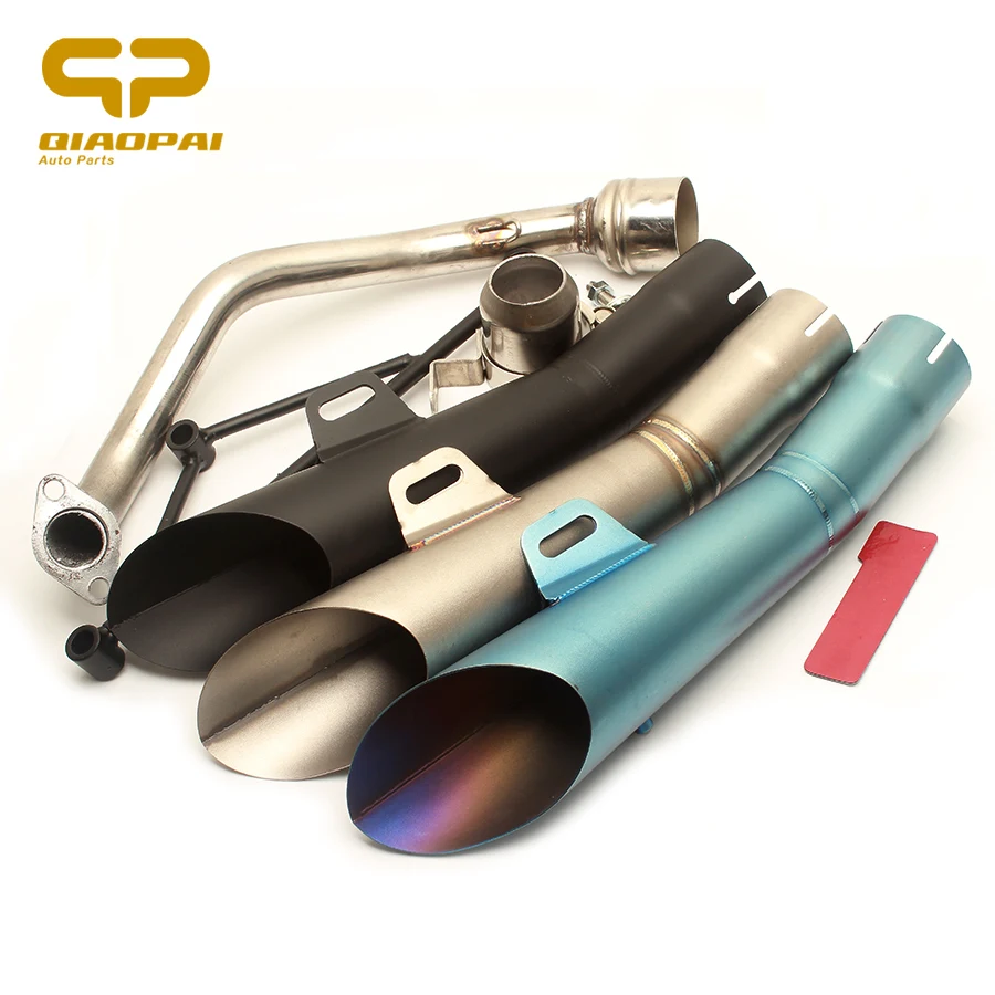 

Modified Motorcycle Exhaust Pipe Muffler GY6 Middle Link Pipe Scooter Escape Moto For GY6 Exhaust System 125CC 150CC Yamaha 110