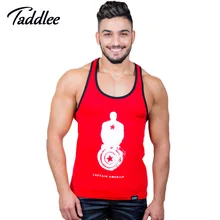 Taddlee Брендовые мужские майки футболки без рукавов майки фитнес стрингеры майки жилет бодибилдинг тренажерный зал Спорт вздох танк