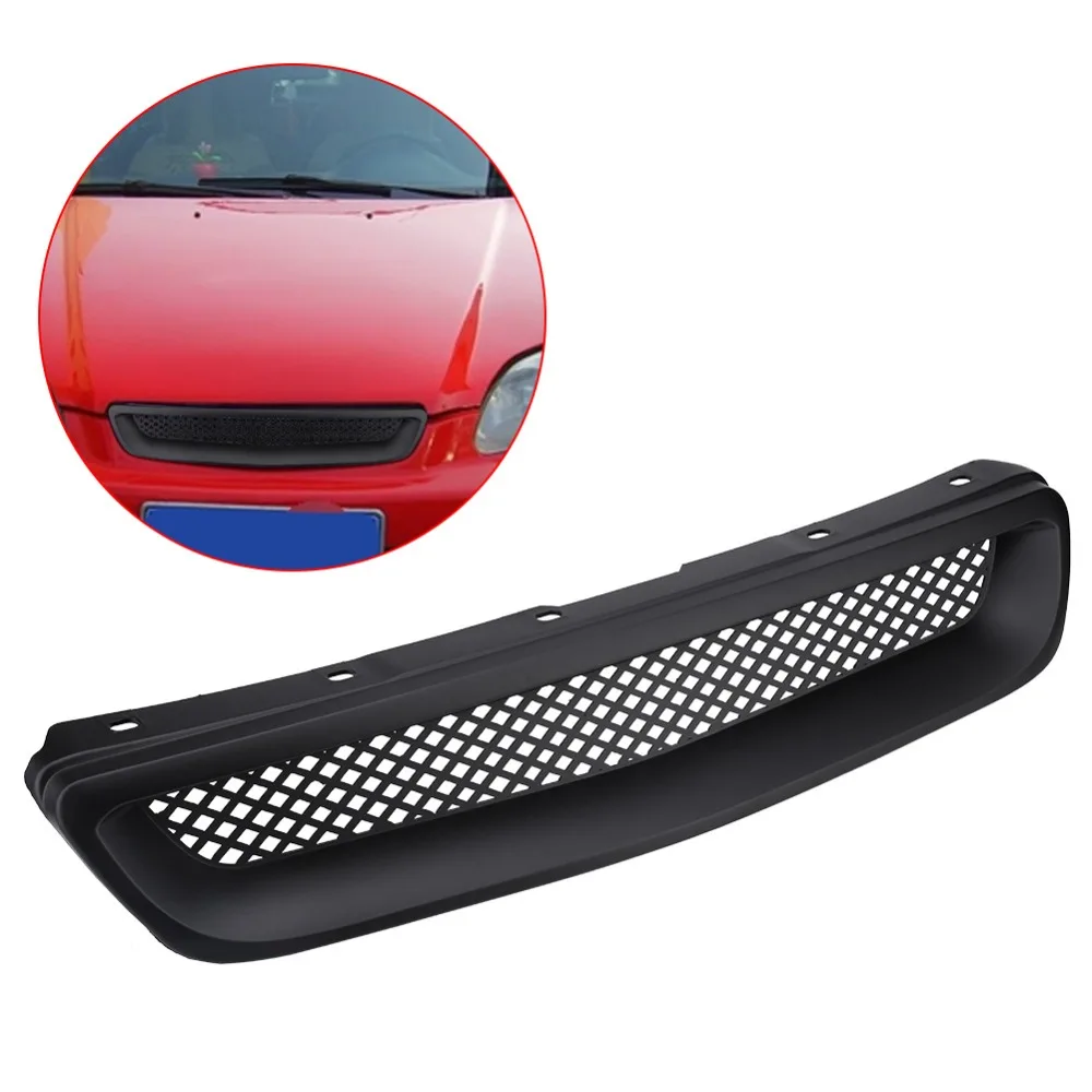 Racing Grills for Civic Car ABS Front Hood Mesh Bumper Grille for Honda