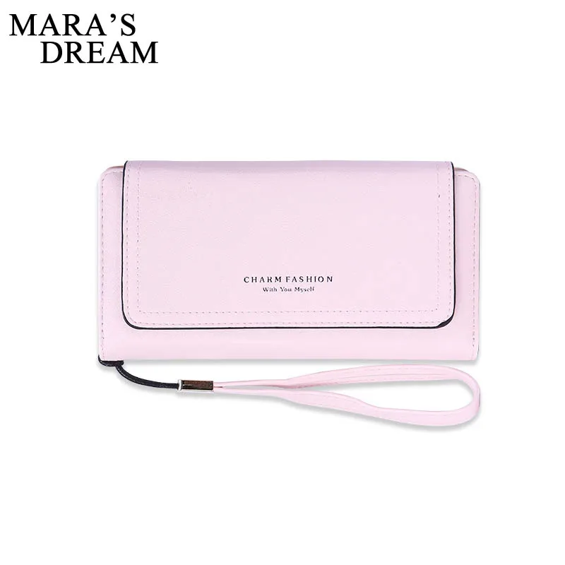 

Women's Purse and Wallets Three Folders Women Wallets High Quality PU Leather Solid Color Design Ladies Wallets and Purse Bags