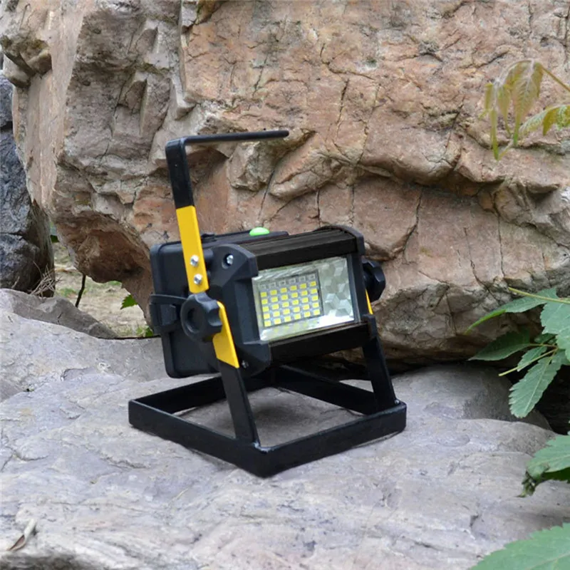 2018 50W 36 LED Portable Rechargeable Flood Light Spot