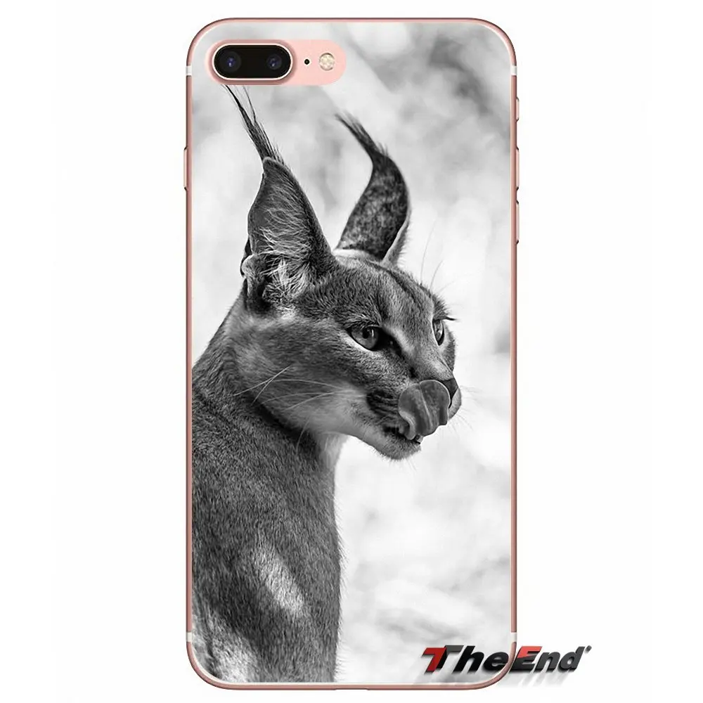 Мягкий ТПУ чехол для Xiaomi Redmi 4 3 3S Pro Mi3 Mi4 Mi4i Mi4C Mi5 Mi5S Mi Max Note 2 Africa Lynx Caracals kitten|tpu case|note
